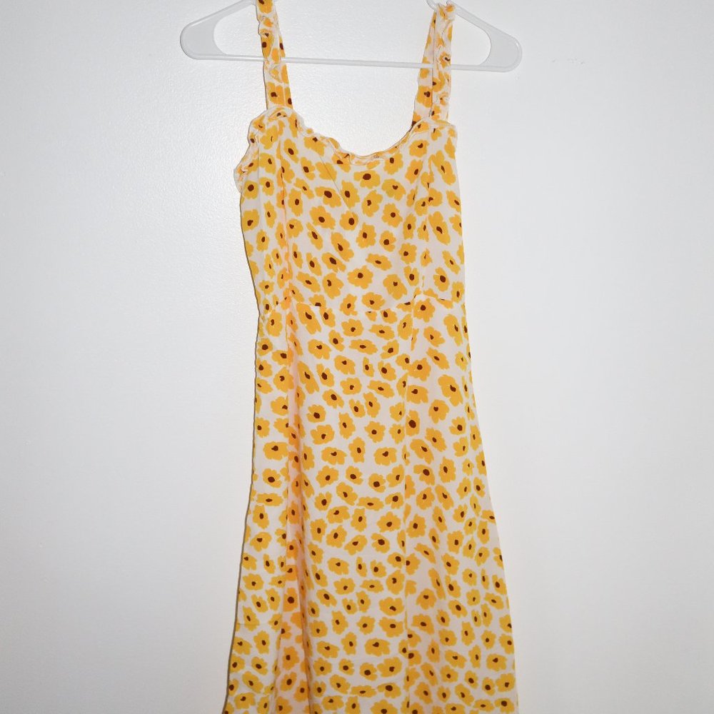 Faithfull the Brand Yellow floral dress